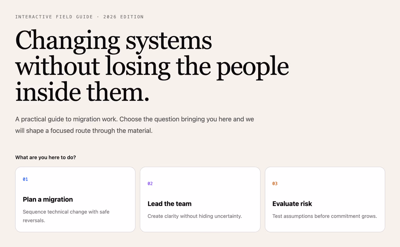 Choose-your-path field guide — Tailwind CSS Blog / Content layout preview