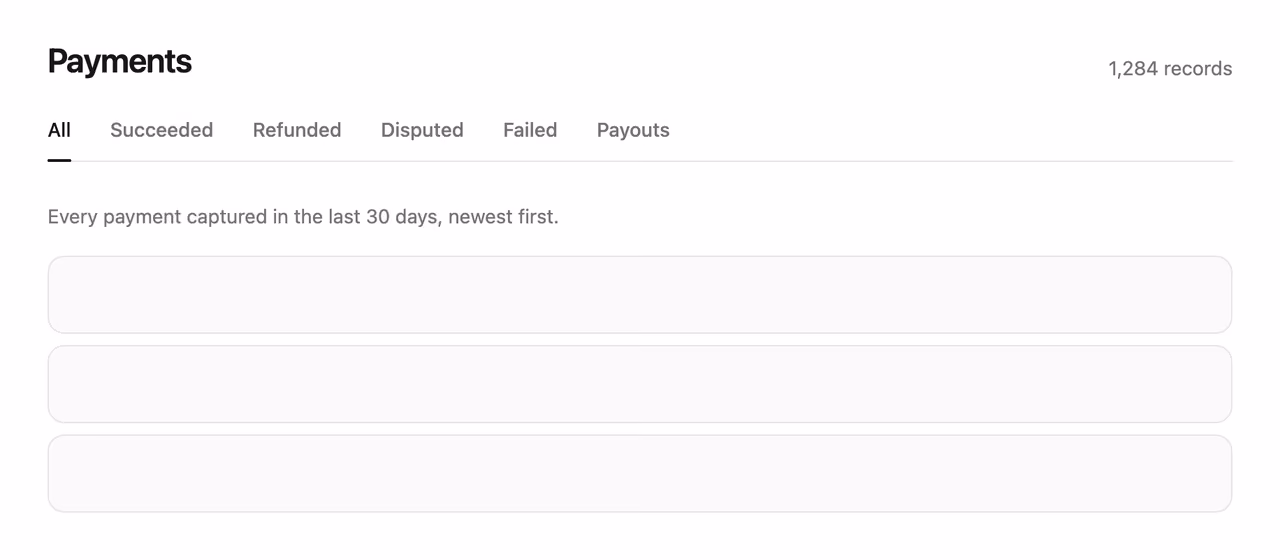 Rendered preview — Sliding underline tabs